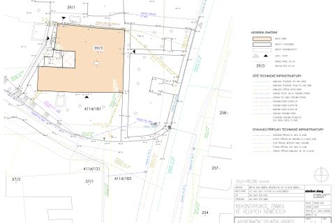 Ilustrační obrázek k prjektu Projektová dokumentace-Rekonstrukce zámku ve Velkých Němčicích 
